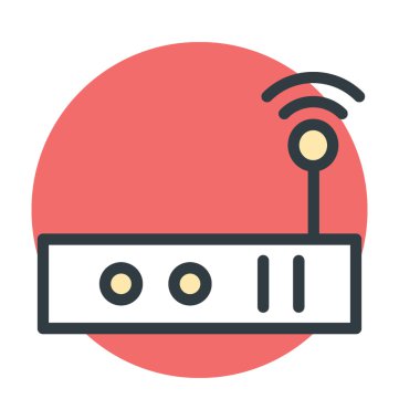 WLAN renkli vektör çizim