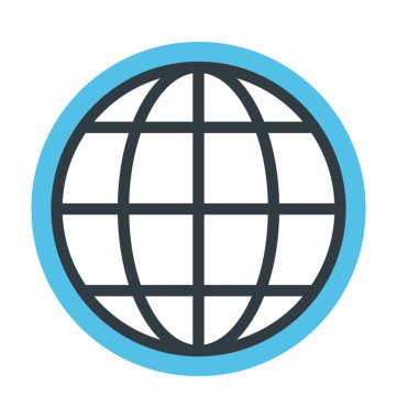 Siber vektör çizim renkli