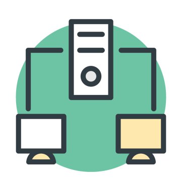 Renkli vektör çizim barındıran sunucu