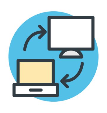 Renkli vektör çizim dönüştürme veri