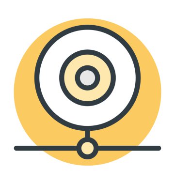 İletişim teknolojisi renkli vektör simgesi