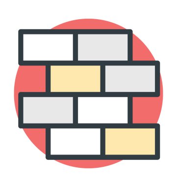 Araba garaj renkli vektör simgesi