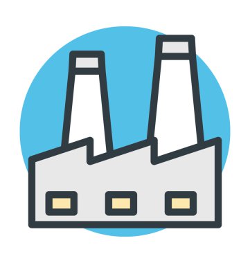 Araba garaj renkli vektör simgesi