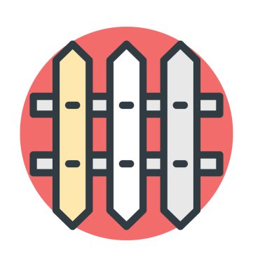 Araba garaj renkli vektör simgesi