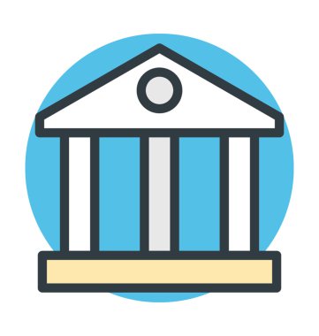 İpotek uygulama Form renkli vektör simgesi