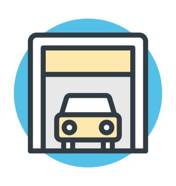 Çubuk grafik renkli vektör simgesi