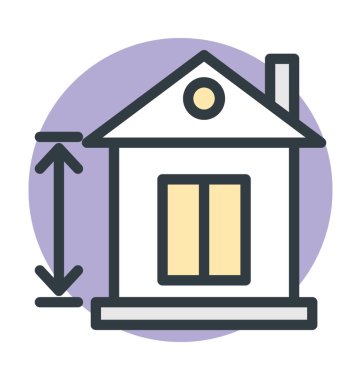 Anahtarlık renkli vektör simgesi