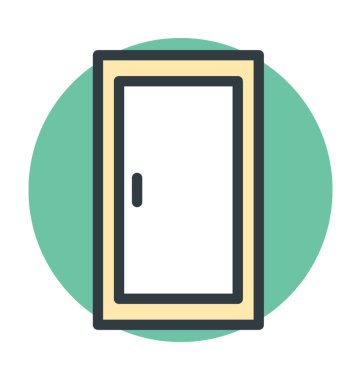 Anahtarlık renkli vektör simgesi