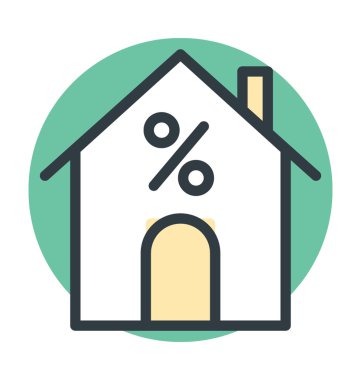 Kanepe renkli vektör simgesi