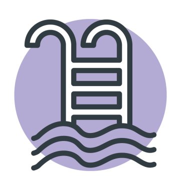 Kanepe renkli vektör simgesi