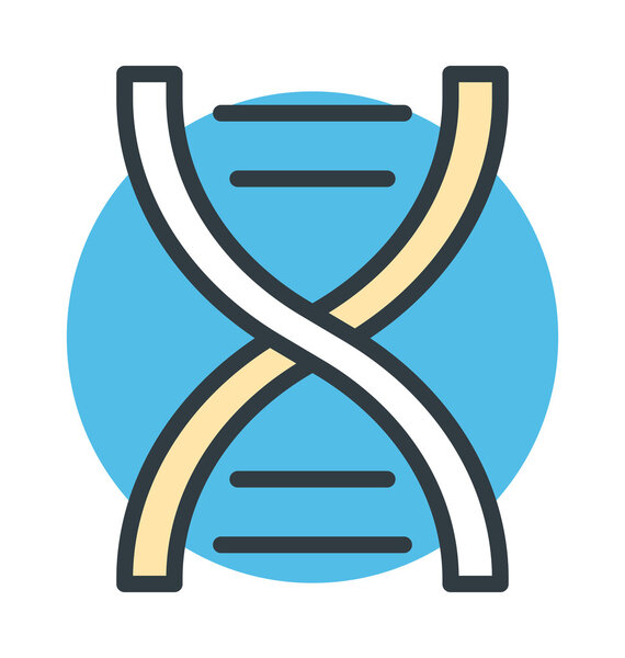 DNA Colored Vector icon