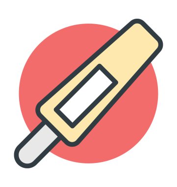 Polis Baton renkli vektör simgesi