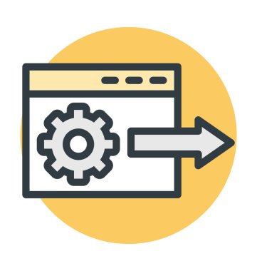 SEO renkli vektör simgesi