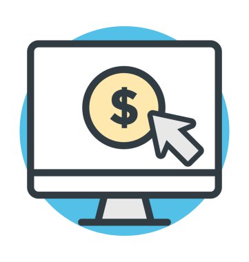 PPC renkli vektör simgesi