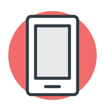 Smartphone renkli vektör simgesi