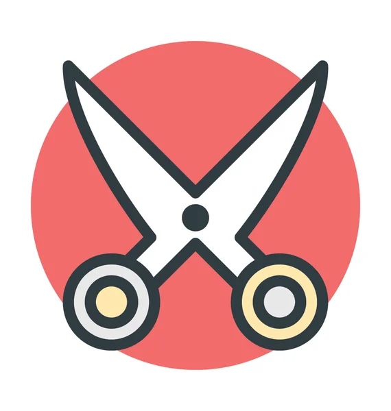 Ollós színes Vector Icon — Stock Vector