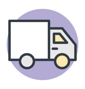 Van renkli vektör simgesi