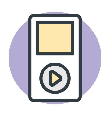 IPod renkli vektör simgesi