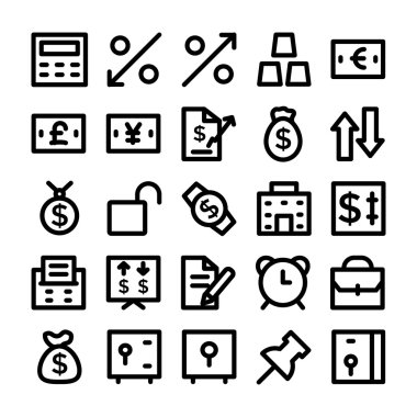 Finans vektör simgesi 5