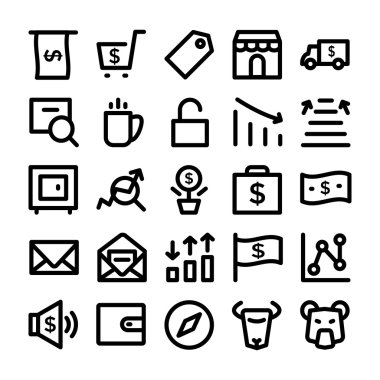 Finans vektör simgesi 4