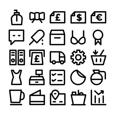 Vektör simge 12 alışveriş