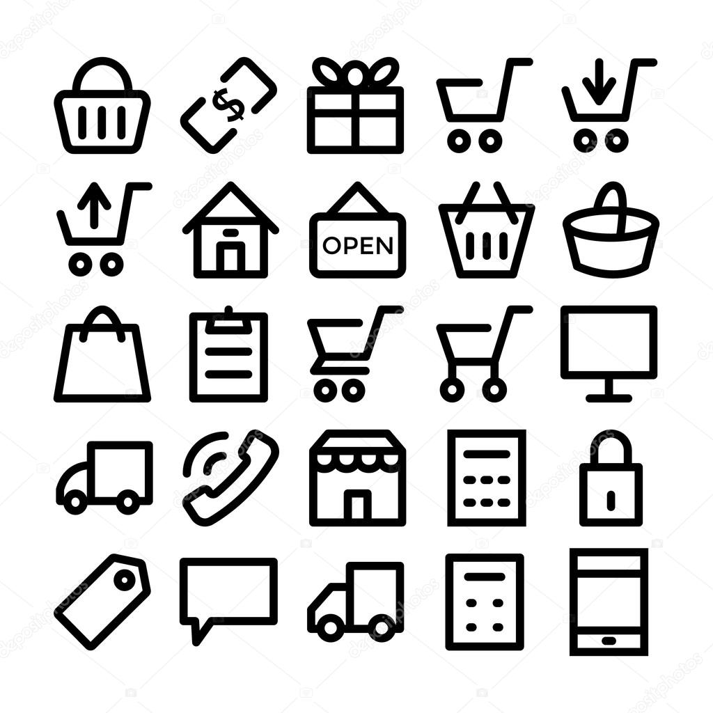 Shopping Vector icon 1