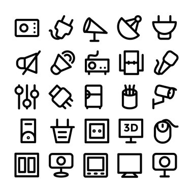 Elektronik vektör simgesi 10