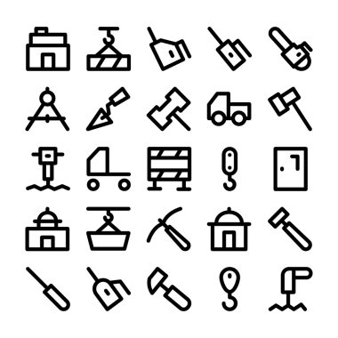 İnşaat Vektör Simgeleri 7