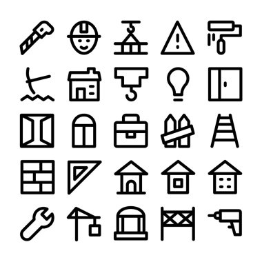 Construction Vector Icons 8 clipart