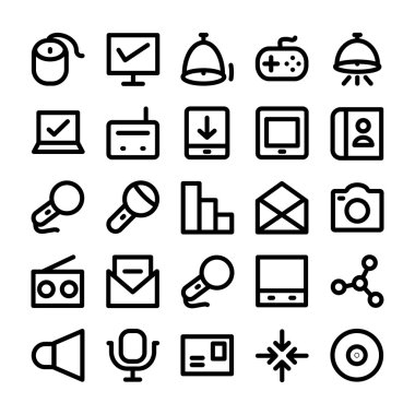 İletişim Vektör Simgeleri 12