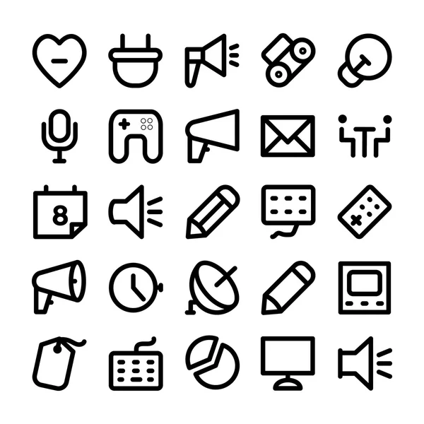Iconos de Vector de Comunicación 11 — Vector de stock