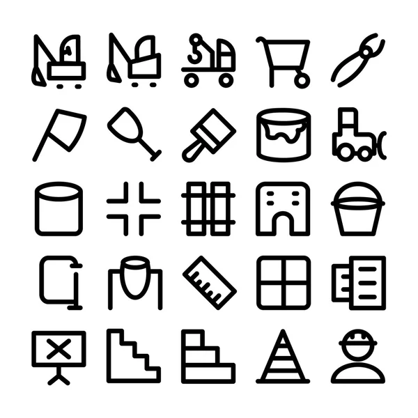 Bouw vector pictogrammen 12 — Stockvector