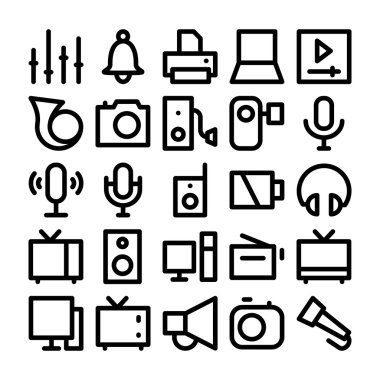 Multimedya vektör simgesi 4