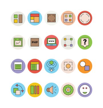 Tasarım ve Geliştirme Vektör Simgeleri 8