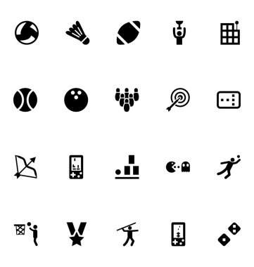 Video oyunu vektör simgeler 5