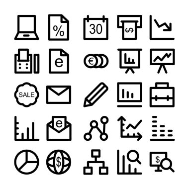 İş vektör simgeler 5