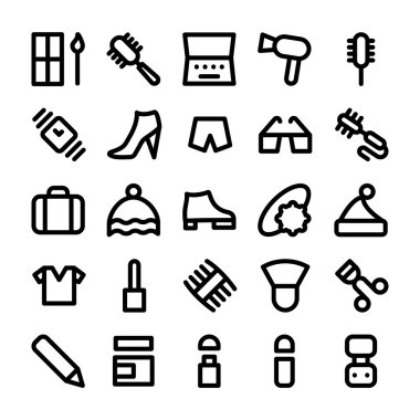 Giysi Vektör Simgeleri 8