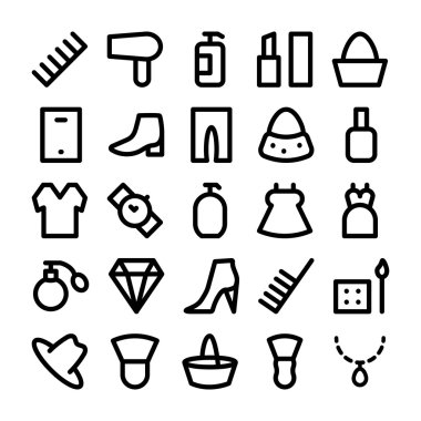 Moda vektör simgeler 4
