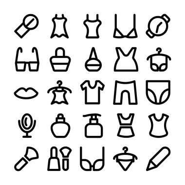 Moda Vektör Simgeleri 10