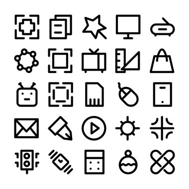 Tasarım ve Geliştirme Vektör Simgeleri 1