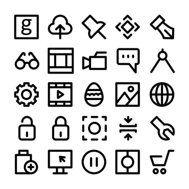 Tasarım ve Geliştirme Vektör Simgeleri 4