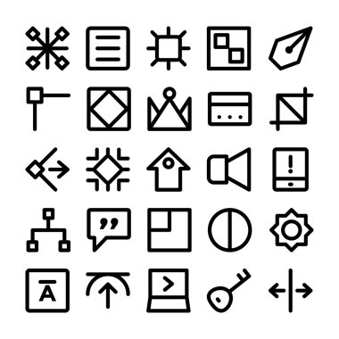 Tasarım ve Geliştirme Vektör Simgeleri 10