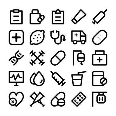 Sağlık Vektör Simgeleri 6.