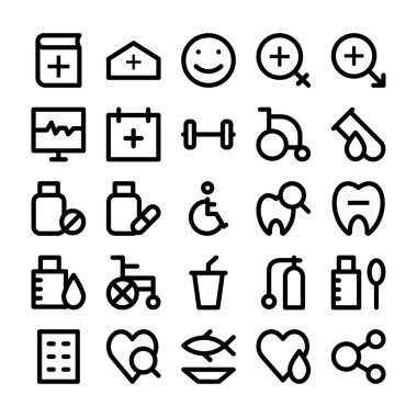 Sağlık Vektör Simgeleri 6.