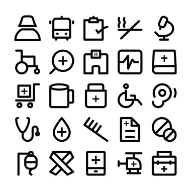 Sağlık Vektör Simgeleri 8