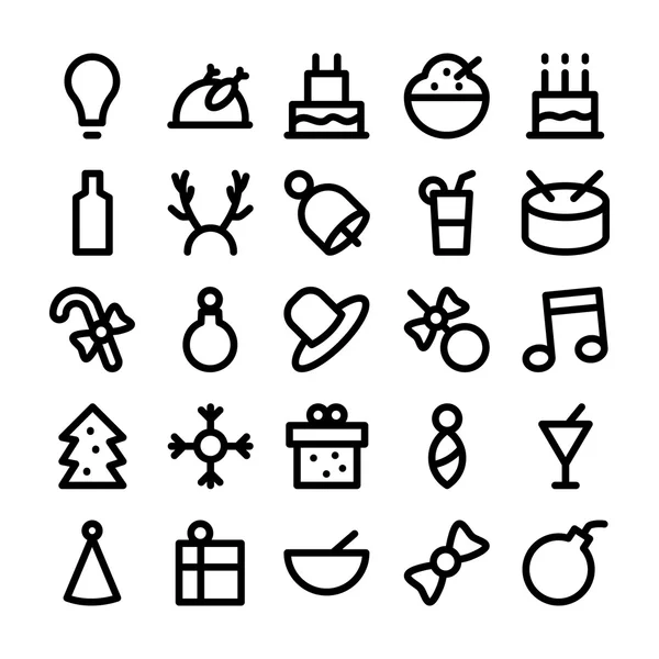 Kerst Vector Icons 2 — Stockvector