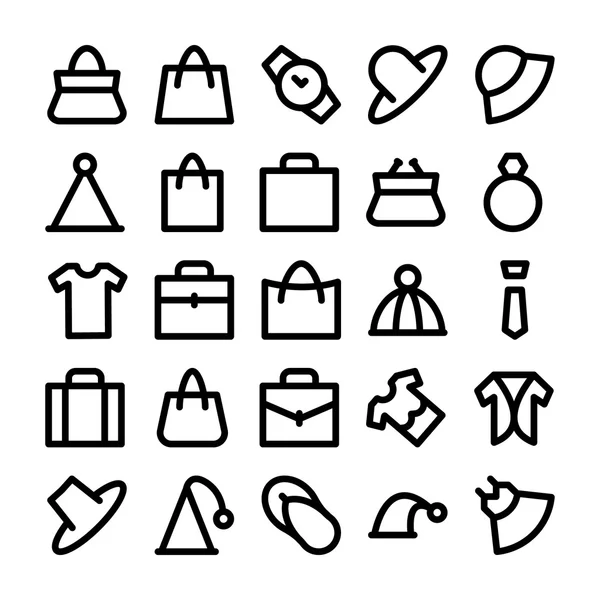 Iconos vectoriales de moda 1 — Vector de stock