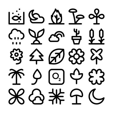 Doğa Vektör Simge 5