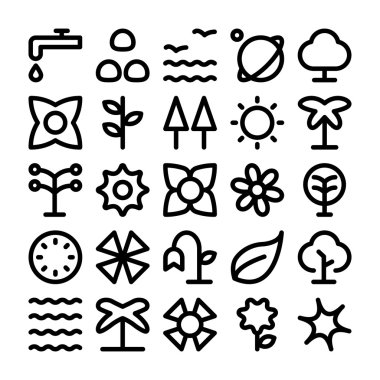 Doğa Vektör Simge 8