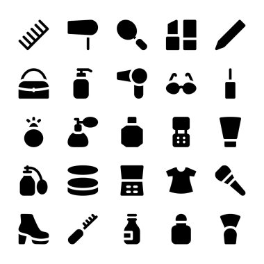 Giysi vektör simgeler 5.